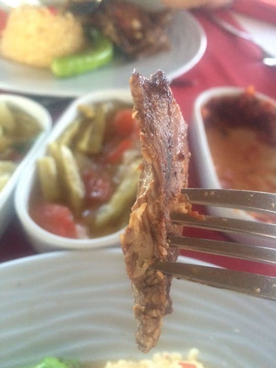 Angebliches Rinderfilet (innen weiß)? Sultan of Dreams Hotel & Spa