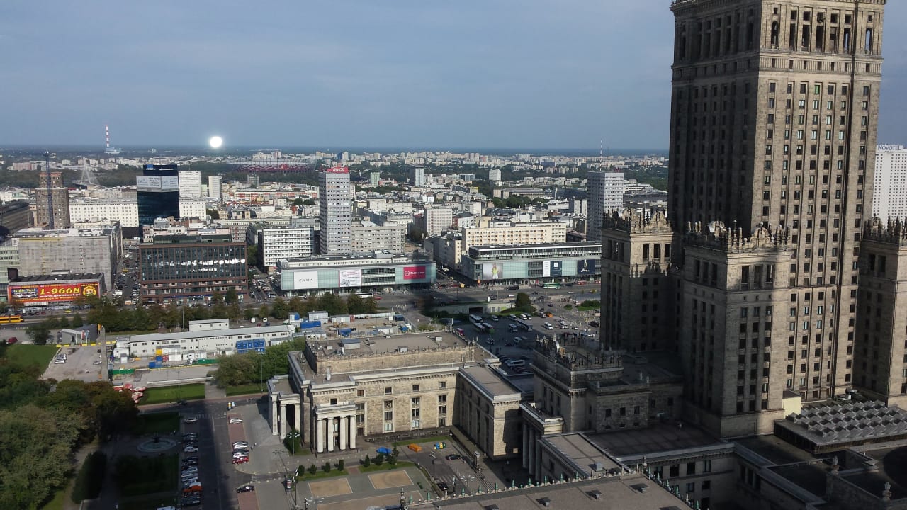 Widok z pokoju InterContinental Warszawa