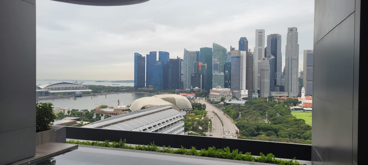 Ausblick JW Marriott Hotel Singapore South Beach