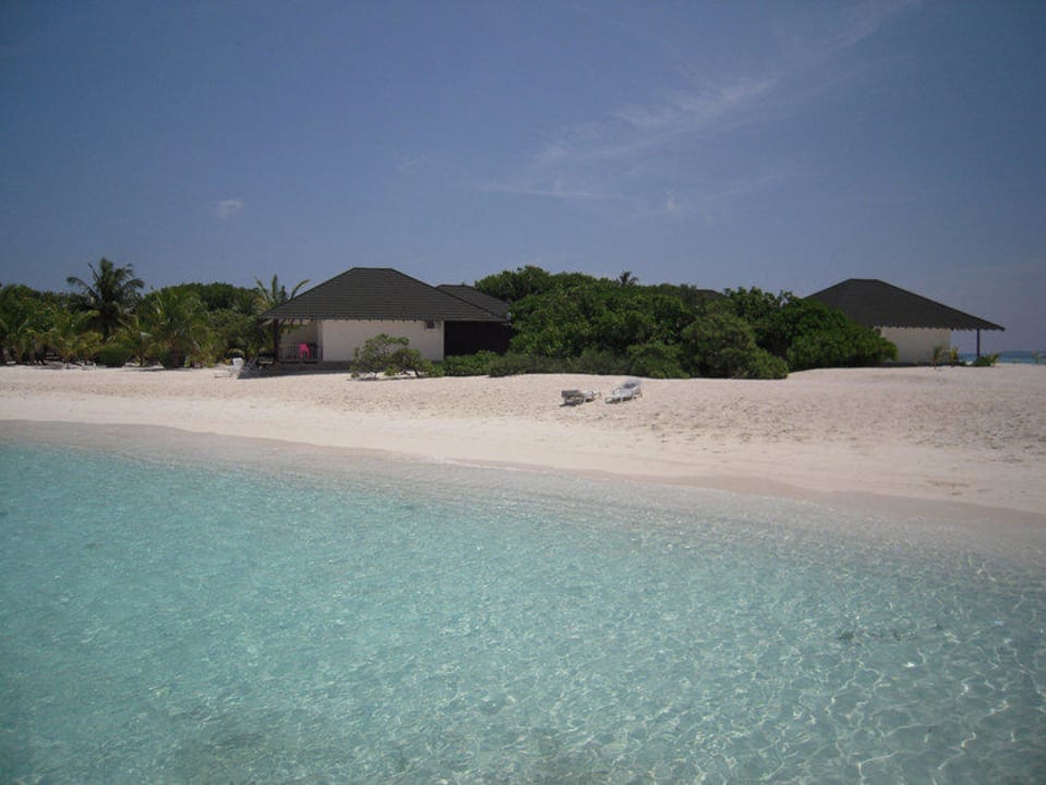 Westseite der Insel Adaaran Select Meedhupparu Island Resort - Premium All Inclusive