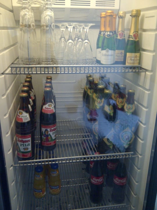 Minibar im 3. Stock Hotel Drei Könige