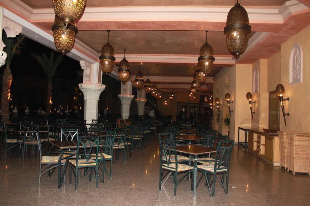Terrasse bei den Restaurants Pickalbatros Palace Resort