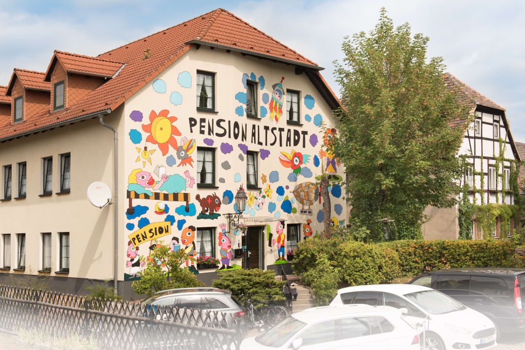 Außenansicht Pension Altstadt Borna