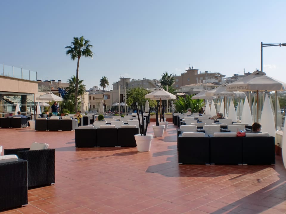 Von der Frühstücksterrasse aus gesehen AluaSoul Palma