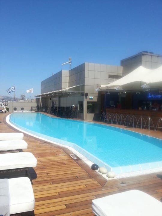 Pool auf dem Hoteldach  Meliá Athens Hotel