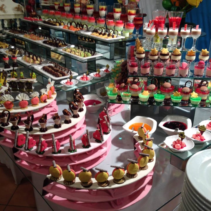 Das Silvesterbuffet 2015 Jaz Makadi Oasis Resort