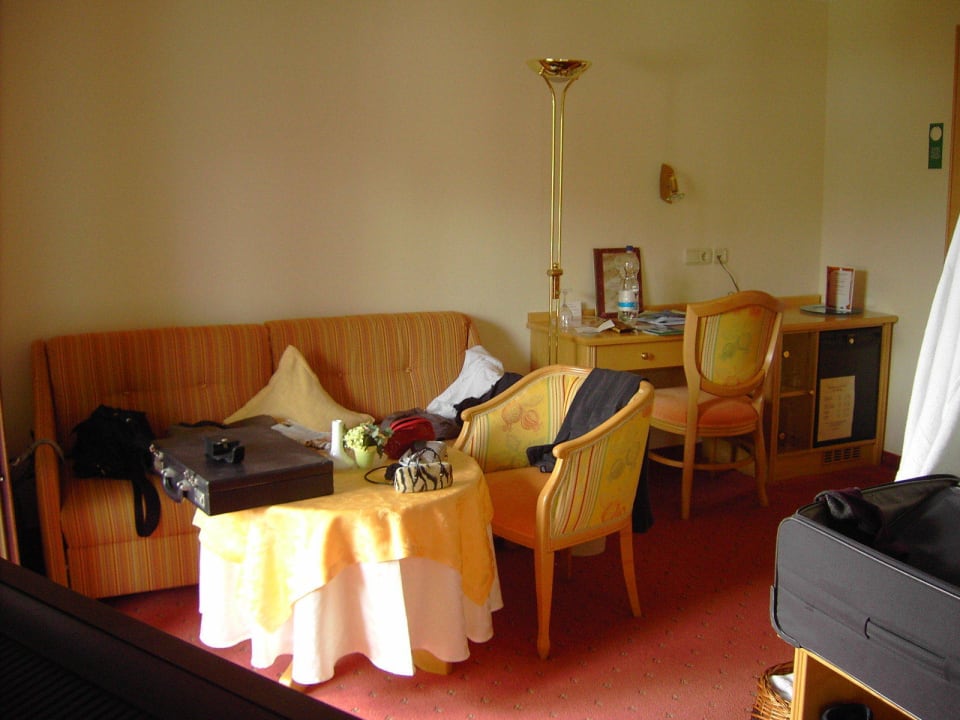 Sitzecke im DZ Kehlstein Wellnesshotel Zechmeisterlehen