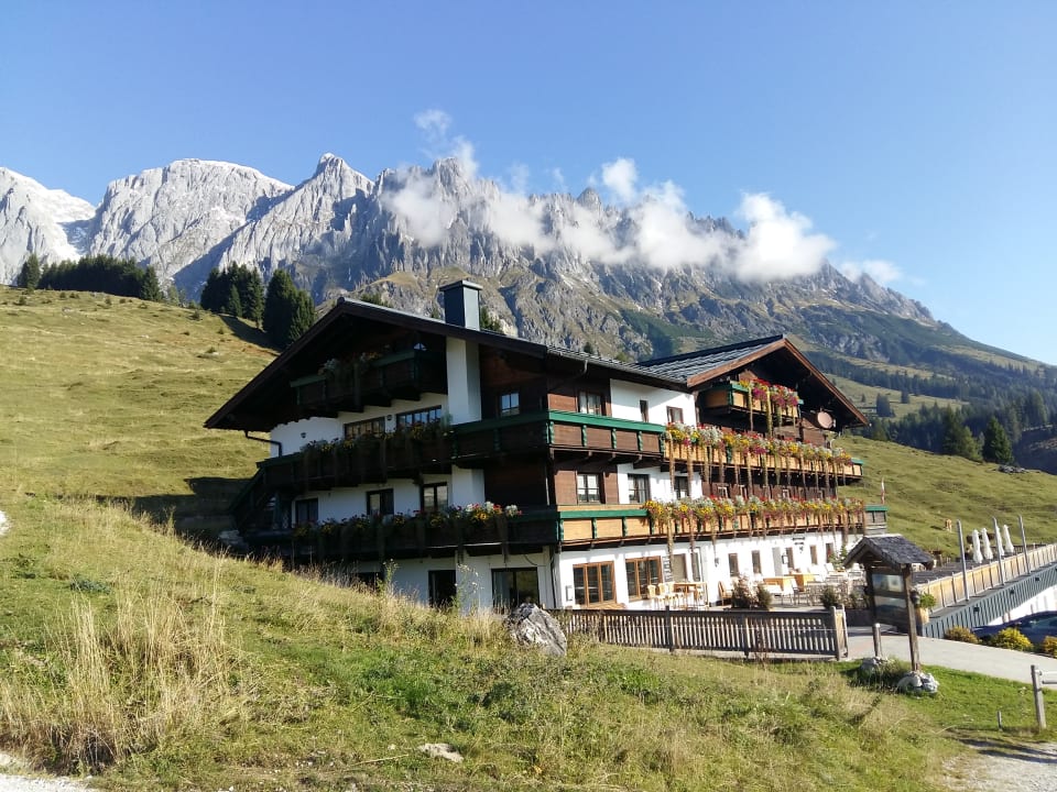 Außenansicht Alpengasthof Hotel Kopphütte