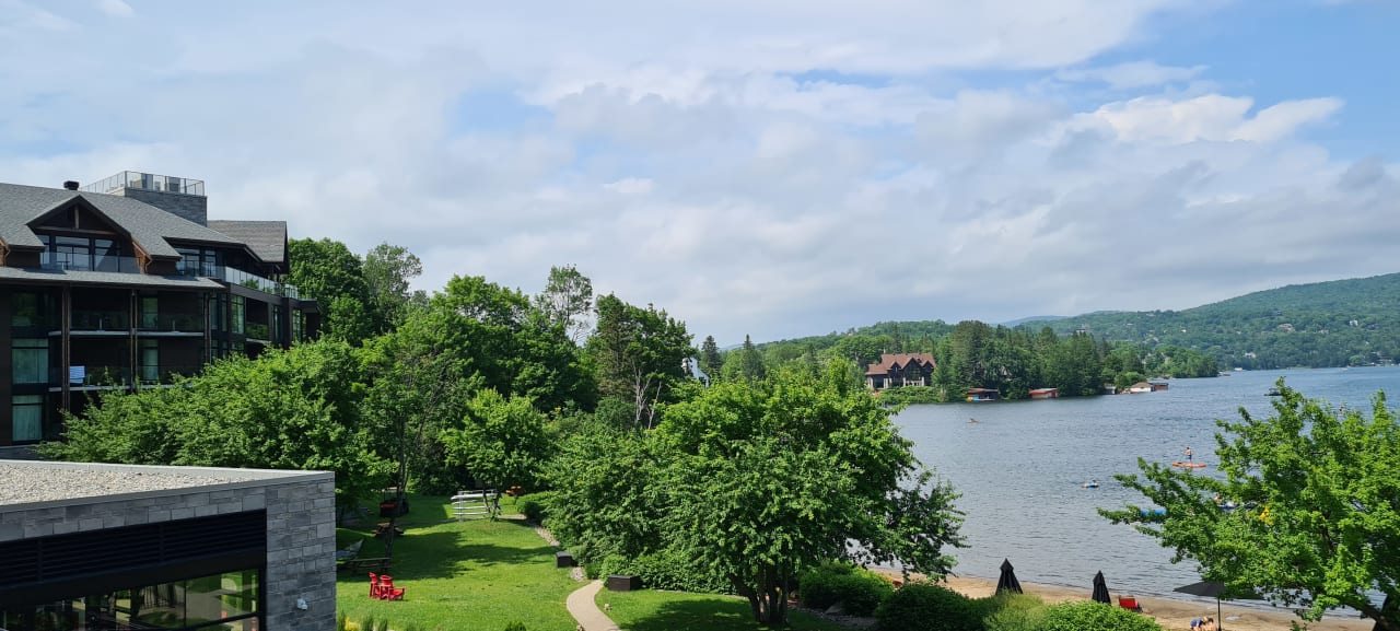 Ausblick Entourage sur-le-Lac