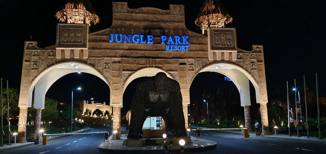 Außenansicht Pickalbatros Jungle Aqua Park Resort - Neverland Hurghada