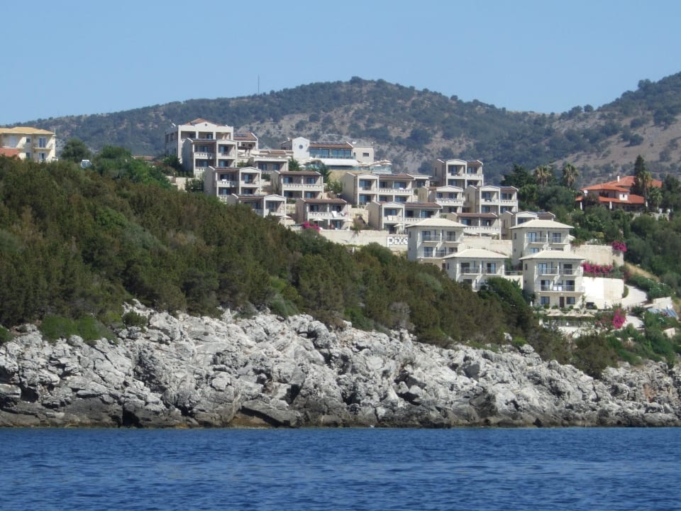 Hotel vom Meer aus Sivota Diamond Spa Resort