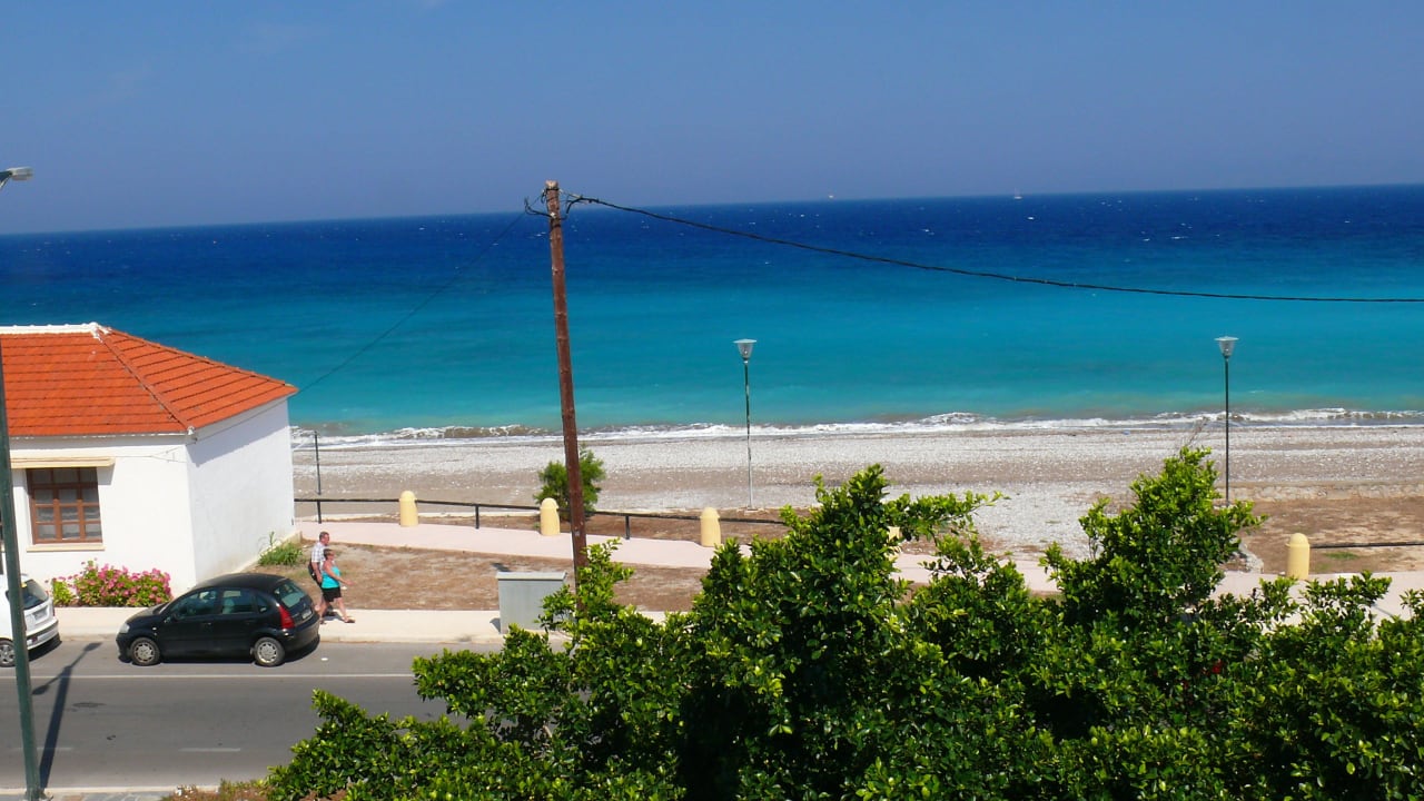 Widok z balkonu Hotel Sirene Beach