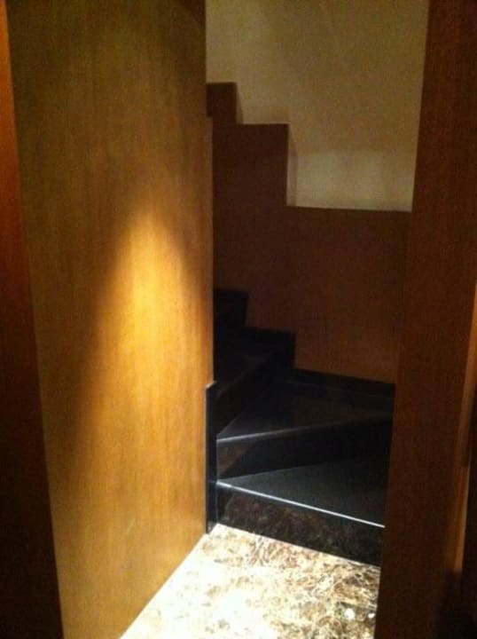 Stairs to upstairs bedroom Grand Hyatt Singapore