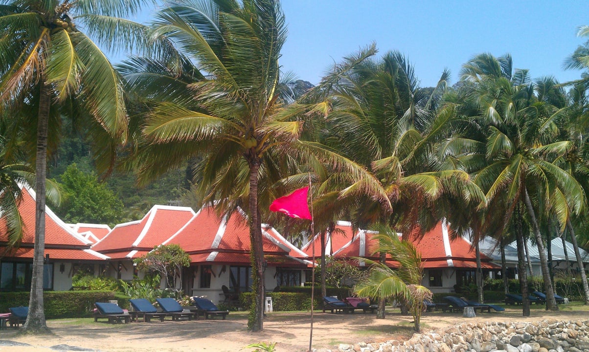 Blick auf Gartenbungalows Khaolak Laguna Resort