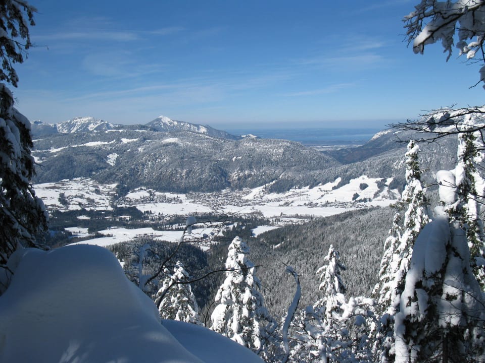 Ausblick beim Wandern in der Nähe Haus am Maibaum