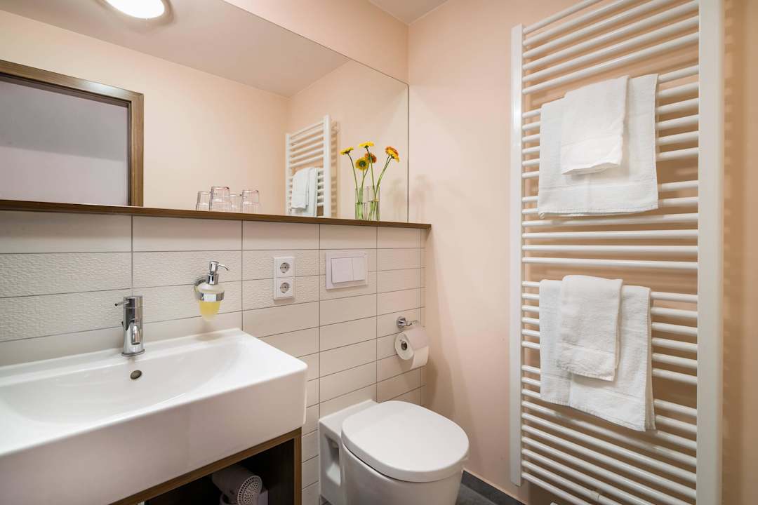 Einzelzimmer Bad Scope Hotel Dresden Airport