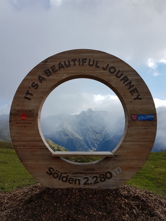Ausblick Bergland Sölden Design- und Wellnesshotel