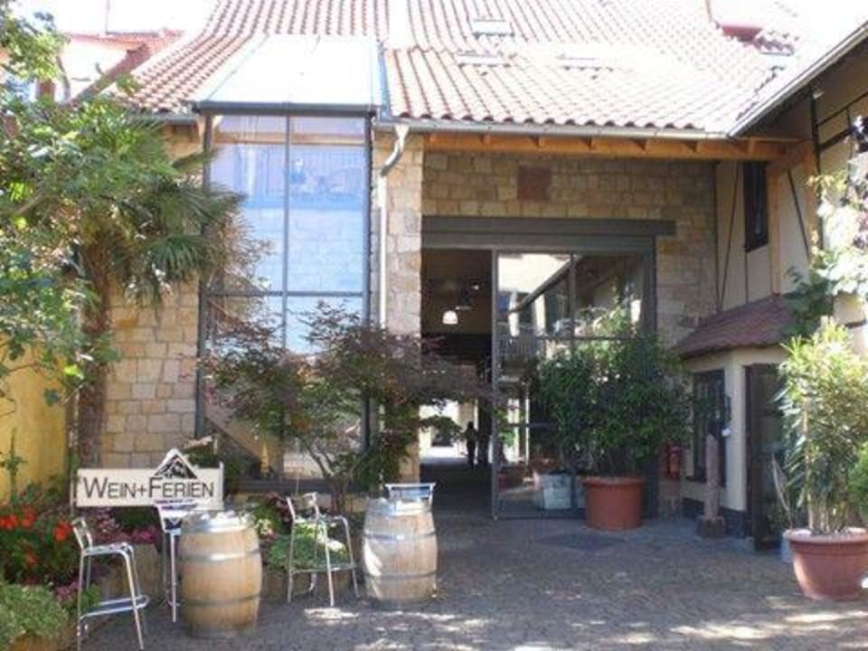 Blick auf den Gutshof Hotel Porta Vinea