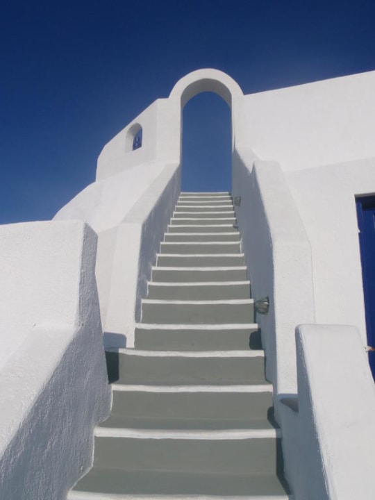 Studio: Treppe zum Studio Villa Irini