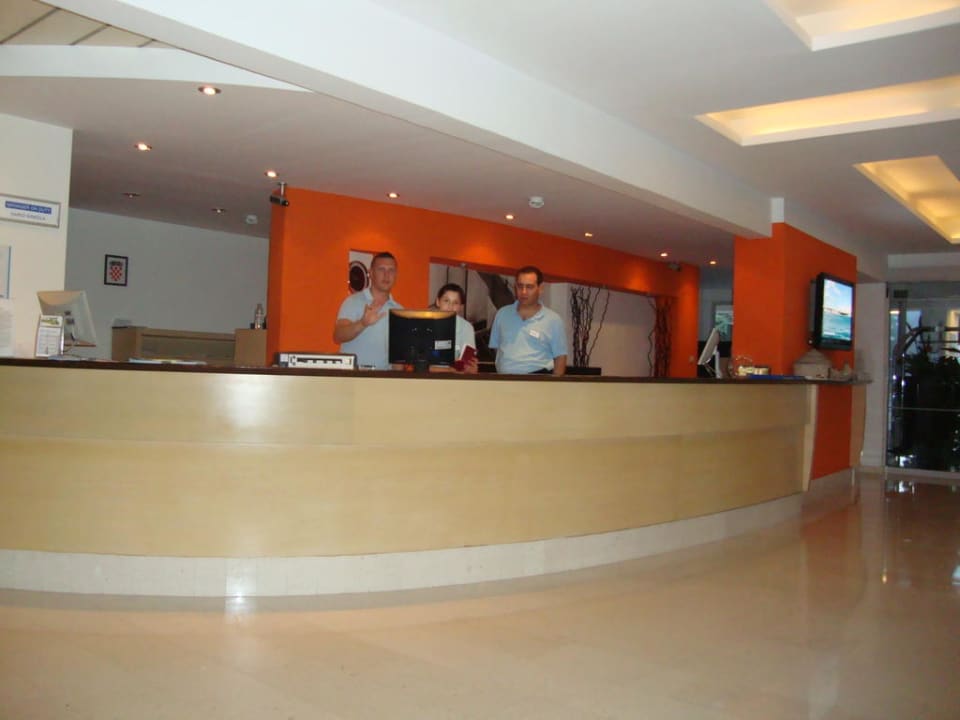 Empfangsbereich Valamar Tamaris Hotel