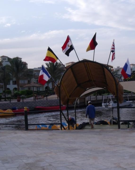 Bootanleger Rezeption/großer Pool Pickalbatros Dana Beach Resort - Hurghada