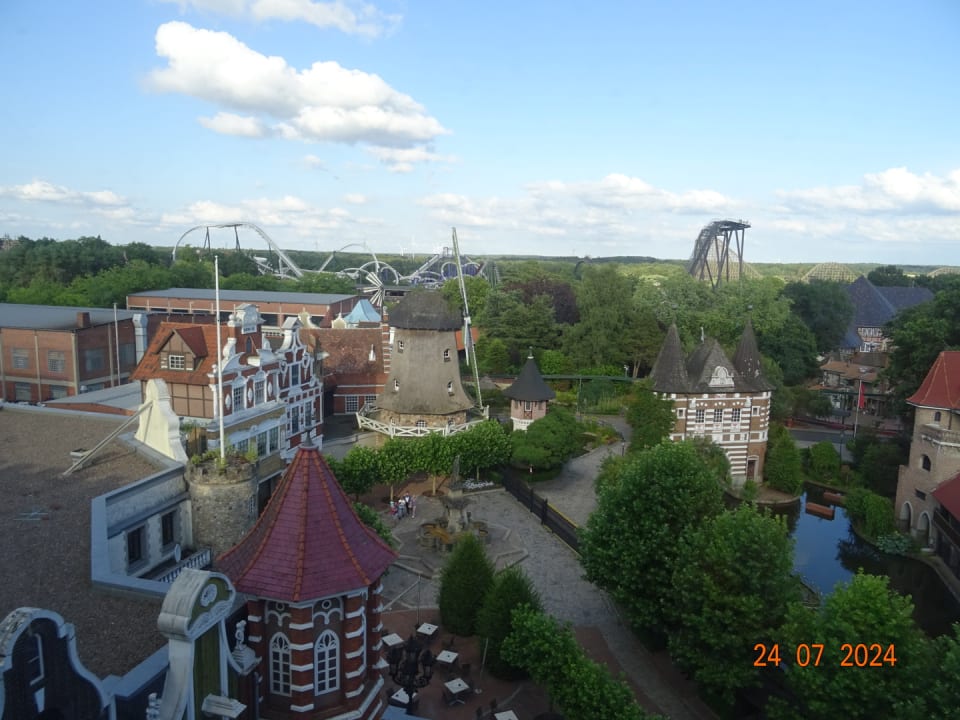 Ausblick Heide Park Abenteuerhotel