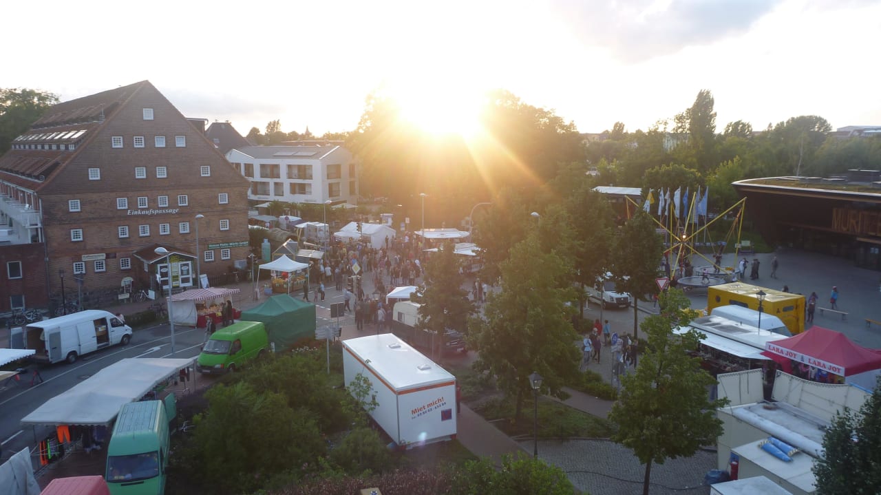 Ausblick auf das Stadtfest Hotel Harmonie