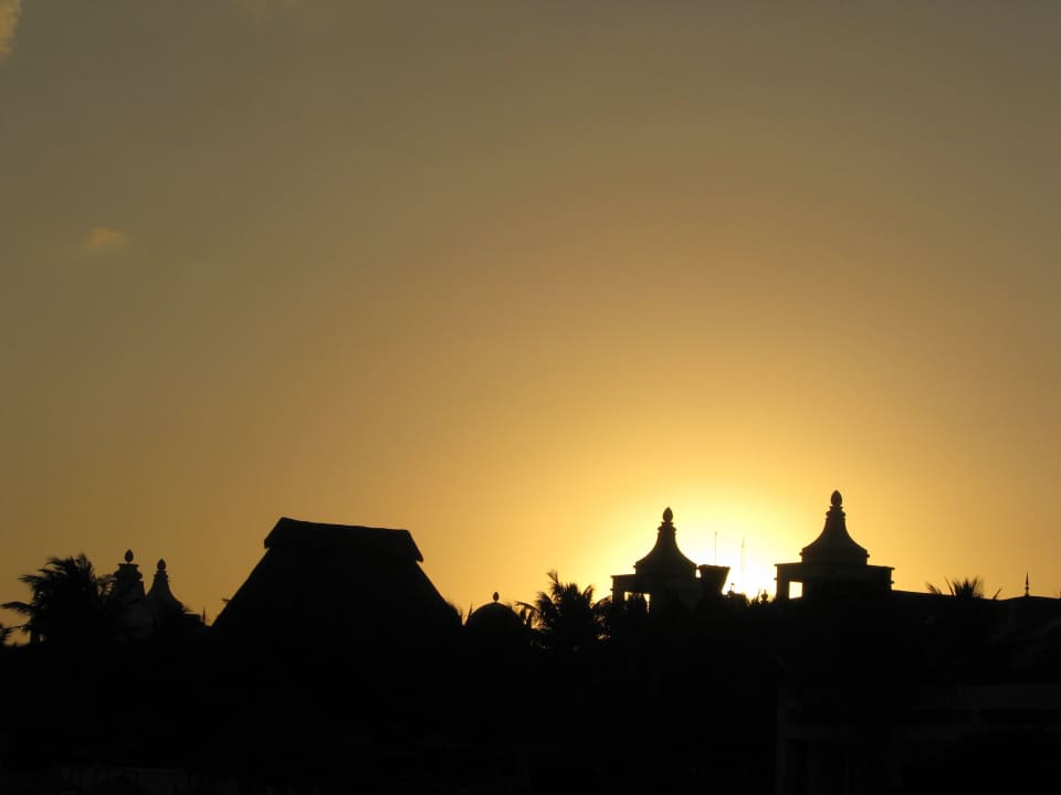 Sonnenuntergang Hotel Riu Palace Riviera Maya