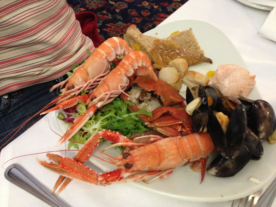 Fischplatte im A la Carte Restaurant Hotel The Kyle