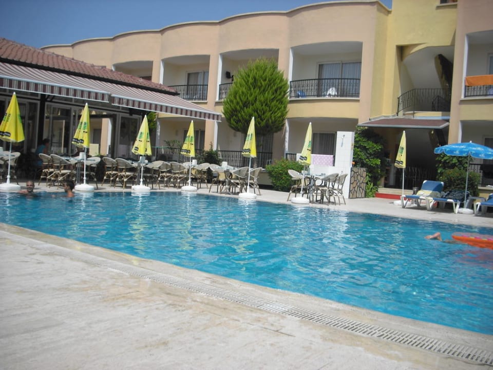 Mittagszeit am Pool Sayanora Hotel