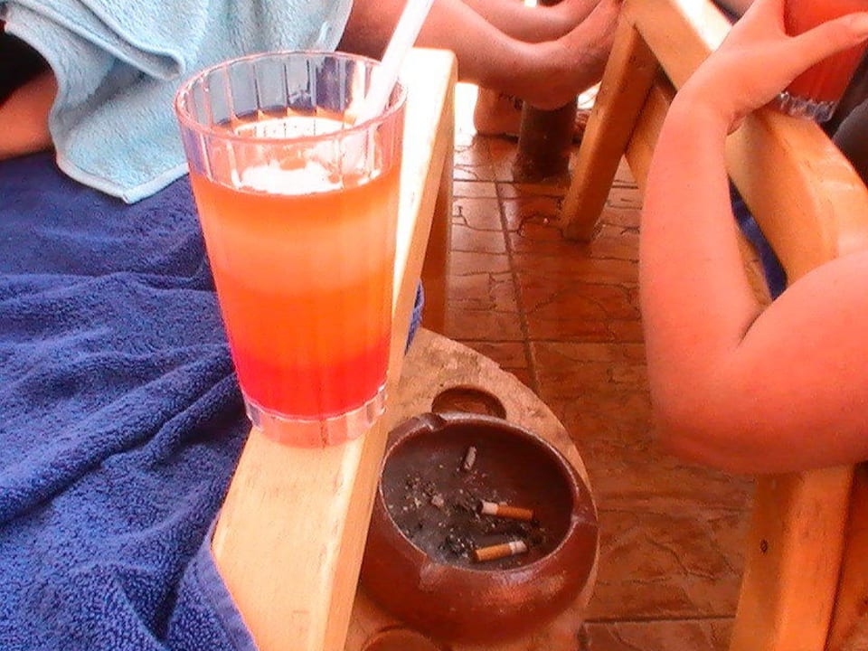 4-Farben Cocktail, lecker Pickalbatros Alf Leila Wa Leila Resort - Neverland Hurghada