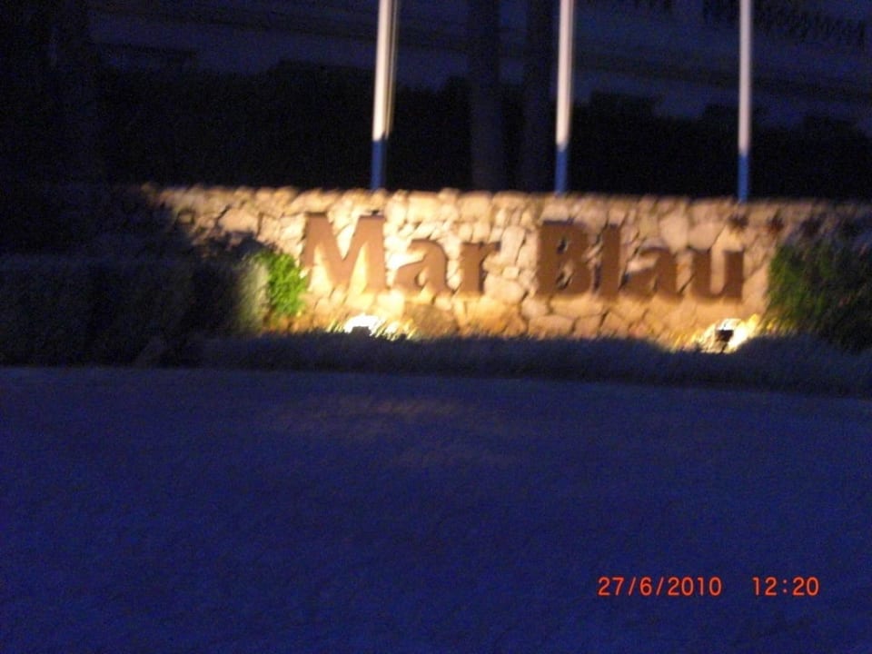 Mar Blau Schild Hotel HM Mar Blau