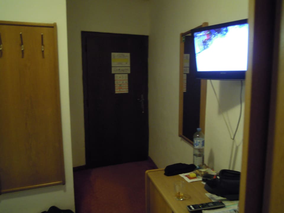 Altmodische Ausstattung, schmutzig Hotel Goldene Krone