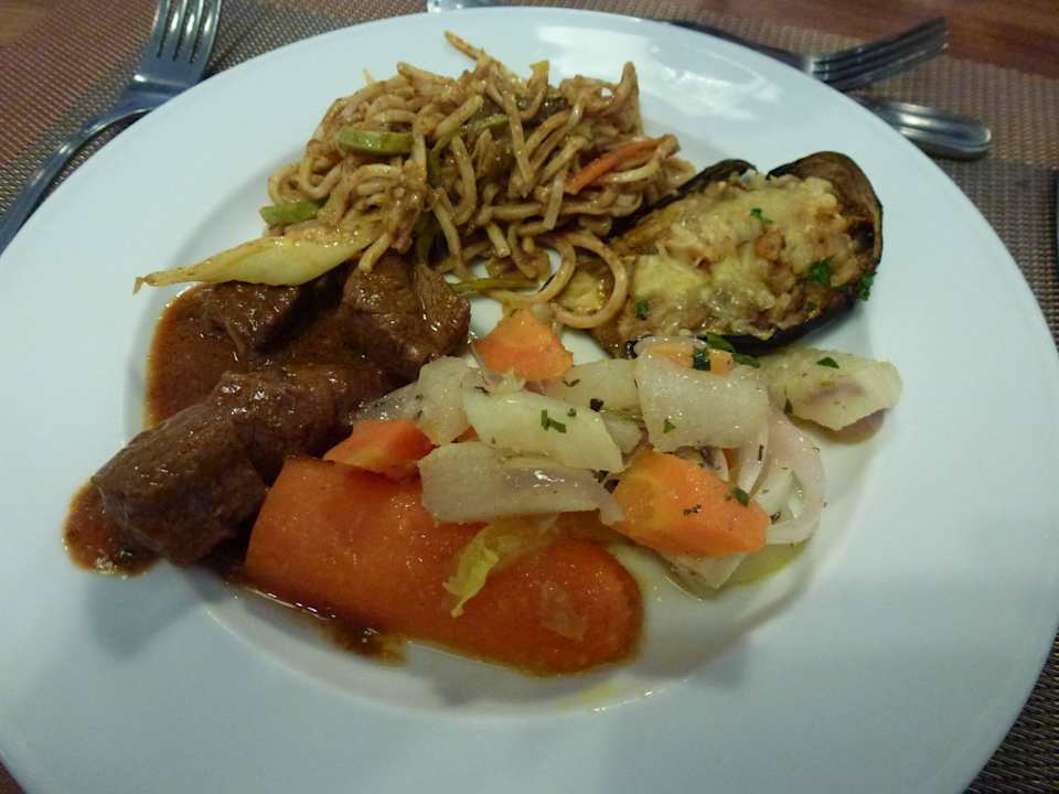 Im Hauptrestaurant - Gemüse sehr lecker Dunes D'or Ocean Club