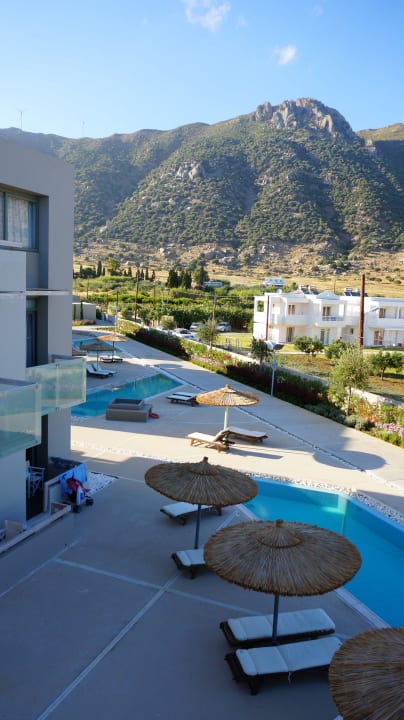 Blick auf die Berge Akti Palace Resort & Spa