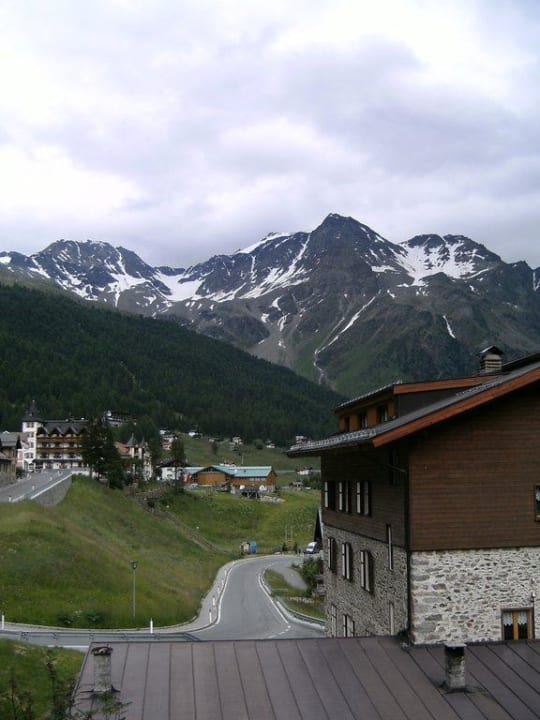 Ausblick vom Balkon Hotel Alpina