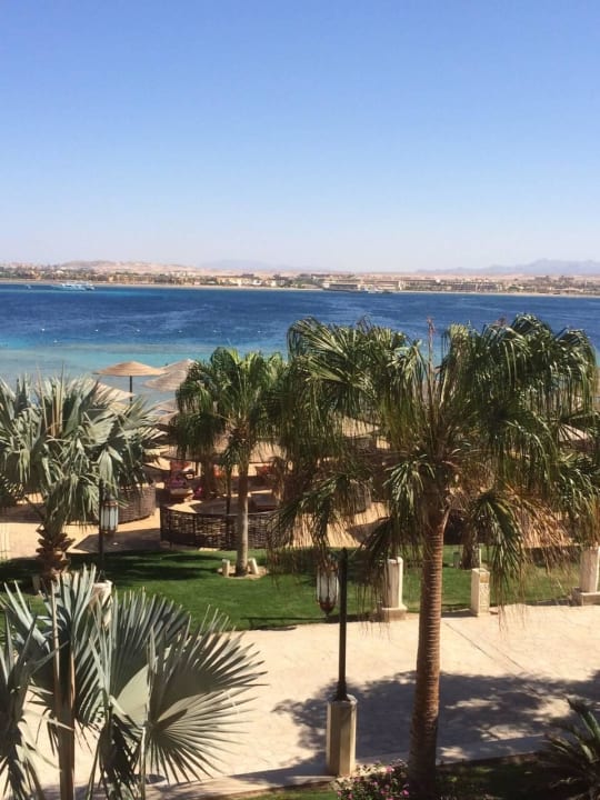 Blick von der Terrasse Italiener Sunwings Makadi Palace