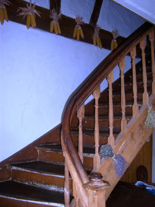 Aufgang zu den Zimmern und Frühstücksraum Gasthaus Zehnthof