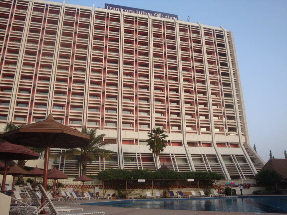 Pool and hotel Transcorp Hilton Abuja