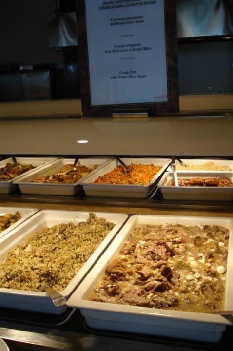 Mittagessen im Hauptrestaurant Lindos Imperial Resort & Spa