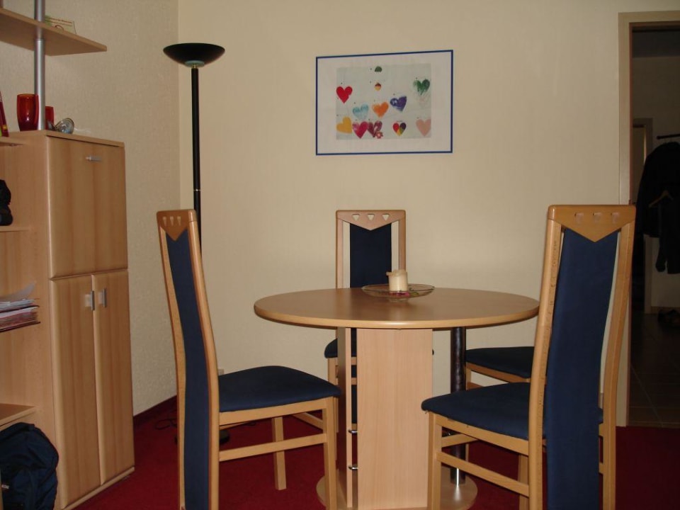 Wohnzimmer mit Eßecke Aparthotel Münzgasse