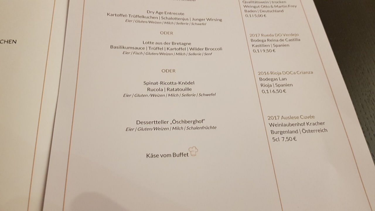 Gastro Der Öschberghof