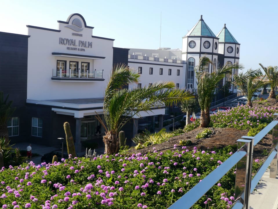 Blick von der Strasse... Royal Palm Resort & Spa - Adults only