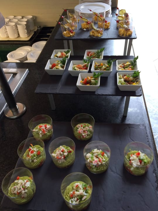 Leckere kleine Salatcreationen Paradisus by Meliá Salinas Lanzarote