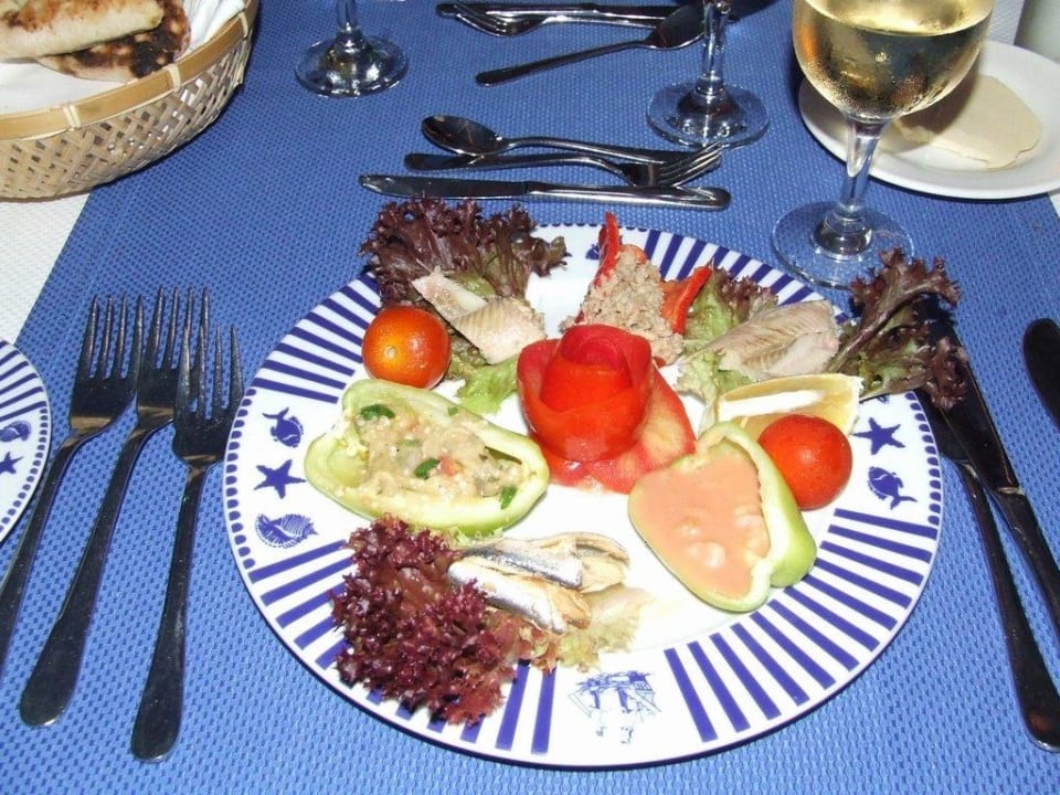 Vorspeise Fischrestaurant Can Garden Resort