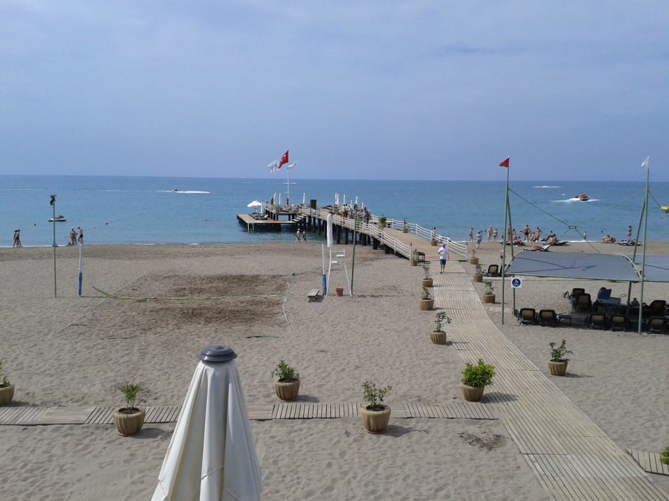 The beach Limak Lara Deluxe Hotel & Resort
