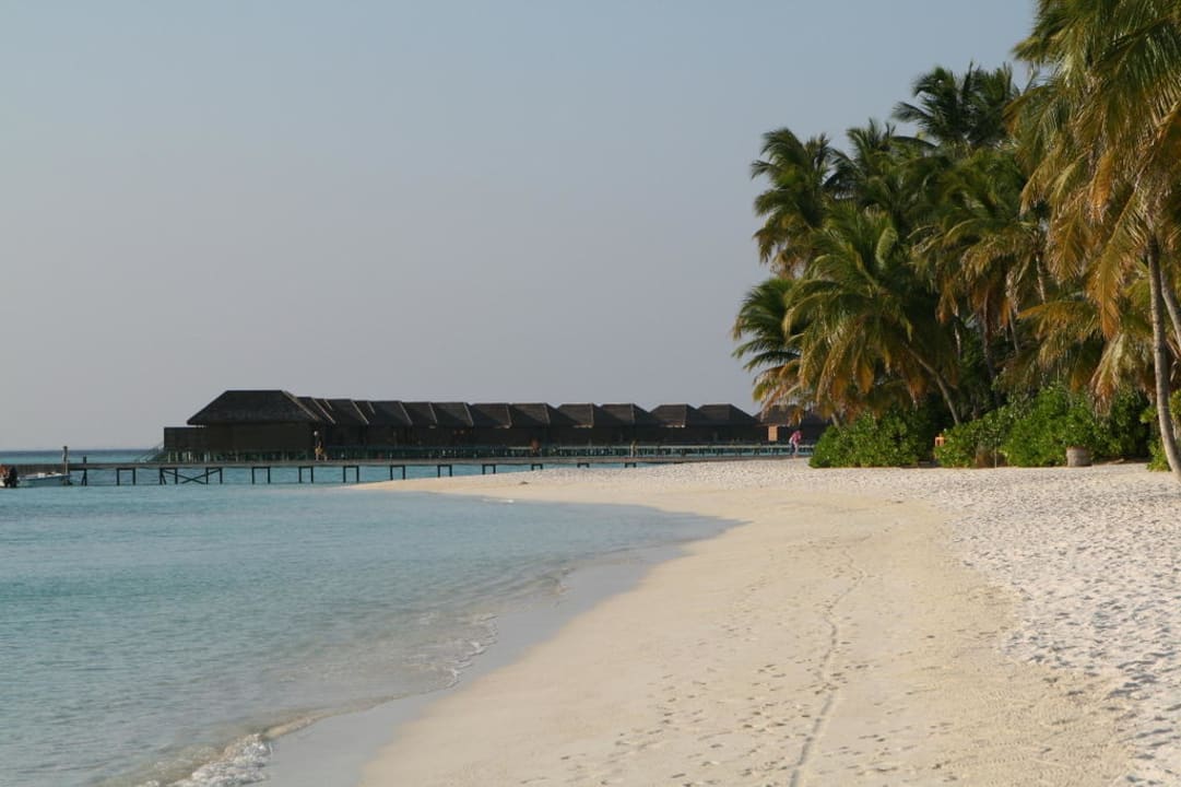 Ausblick auf die JWV im Westen Veligandu Maldives Resort Island