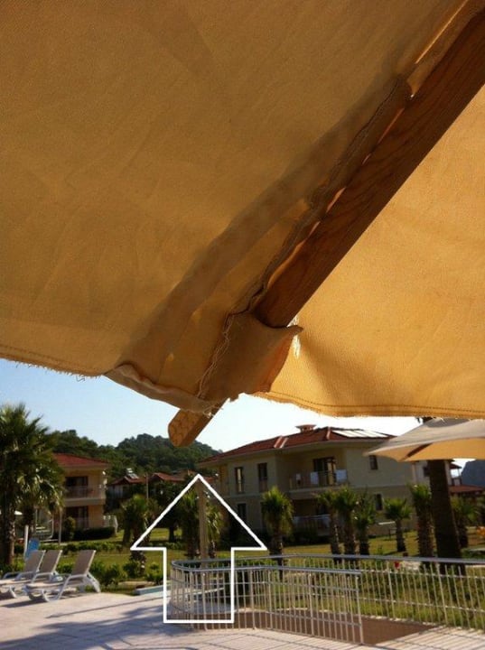 Kaputte Schirme The One Club Hotel