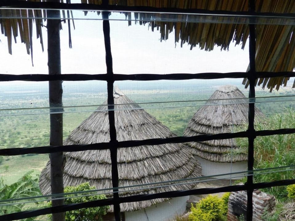 Aus dem Zimmer in den Park Kingfisher Lodge Kichwamba