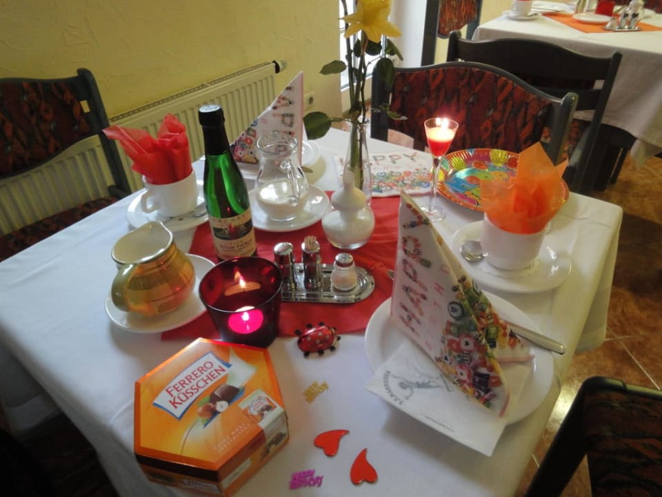 Geburtstagsfrühstück Ambiente Hotel Strehla